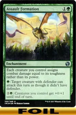 1x - Assault Formation - FOIL #155 - Iconic Masters - CUC NM MTG - Image 1