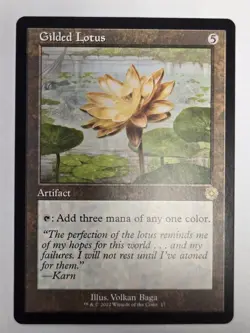 MTG Guilded Lotus The Brothers' War 17 Regular Rare - Image 2