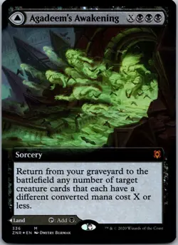 Agadeem's Awakening (Extended Art) M Zendikar Rising 336 NM FOIL - Image 1