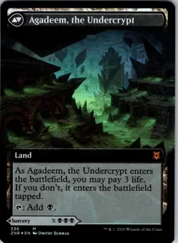 Agadeem's Awakening (Extended Art) M Zendikar Rising 336 NM FOIL - Image 2