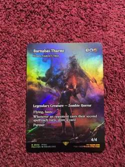 MTG Barnabas Tharmr 0056 (Borderless) Final Fantasy Foil - Image 1