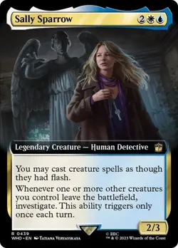 Sally Sparrow (Extended Art) [Universes Beyond: Doctor Who] MTG - Image 1