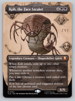 Koh, the Face Stealer Borderless - MTG Avatar: The Last Airbender TLA - Image 1