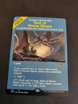Hall of Storm Giants (Dungeon Module) Adventures in the Forgotten Realms MTG NM - Image 1