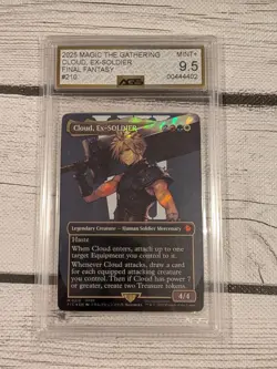 Cloud, Ex-SOLDIER (Borderless Surge Foil) #210 - MTG FINAL FANTASY 7 - AGS 9.5 - Image 1