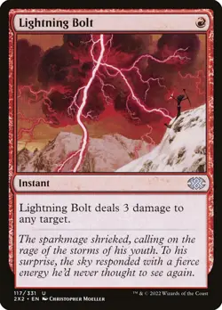 MTG Lightning Bolt ** Double Masters 2022 ** English (NM) - Image 1