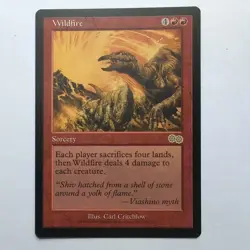 MTG Wildfire (USG) Urza's Saga Regular Rare 228/350 - Image 1