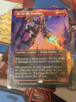 MTG Zo-Zu the Punisher Encyclopedia of Magic Secret Lair Unplayed - Image 1
