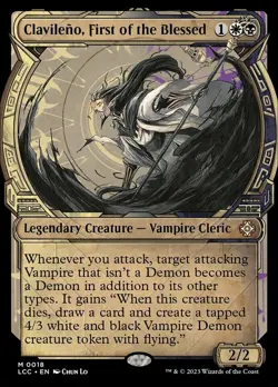1x Clavileno, First of the Blessed - Showcase - Foil NM-Mint, English Commander: - Image 1