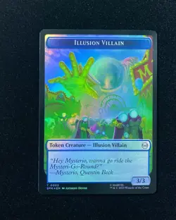 2025 Magic The Gathering MTG EN Borderless Foil Spider Illusion Villain GAV - Image 2