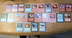 Huge Vintage Magic The Gathering Lot Fireball Granite Grip Hill Giant Bogardan - Image 1