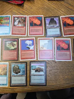 Huge Vintage Magic The Gathering Lot Fireball Granite Grip Hill Giant Bogardan - Image 4