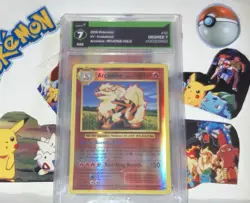 2016 POKEMON XY EVOLUTIONS #18 ARCANINE-REVERSE FOIL Degree 7 - Image 2