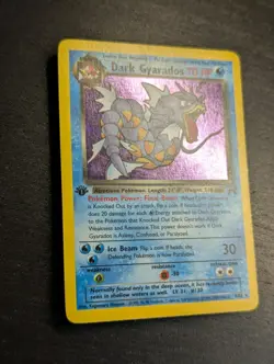 Pokemon 2000 🎏 Team Rocket Dark Gyarados Holo R 8/82 🌊 First Edition Rare Holo - Image 3