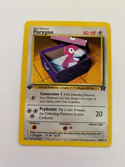 Porygon 48/82 Pokemon Team Rocket 1st Uncommon NM/MINT 2000 box-S3 - Image 1