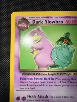 Pokemon TCG Dark Slowbro 29/82 Team Rocket Unlimited Non Holo LP/NM - Image 2