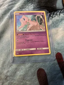 Mew SM215 | Black Star Promo Rare Holo Pokemon | LP - Image 1