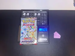 GOD PACKU 22.40g VERY HEAVY Prismatic Evolutions Pokemon Sealed Booster Pack New - Image 1