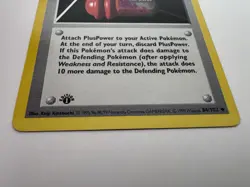 Pokemon TCG PlusPower Base Set 84/102 Regular 1st Edition Trainer - Image 3