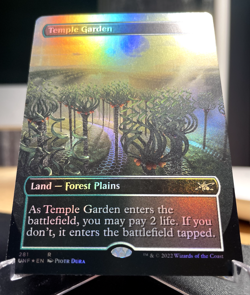 Temple Garden - Unfinity - 281 - Foil Rare - Near Mint - Image 1
