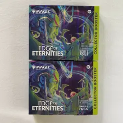 Magic The Gathering Edge Of Eternities Collector Omega Booster Box SET OF 2 - Image 1