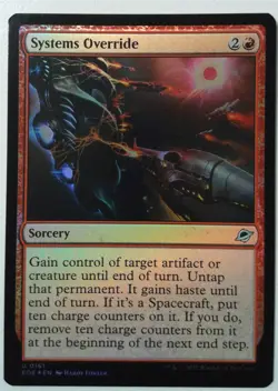 Systems Override *FOIL Uncommon* Magic MtG x1 Edge of Eternities - Image 1