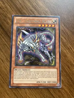 Yugioh- ZW - Lightning Blade [CBLZ-EN005] Rare -NM - Image 1