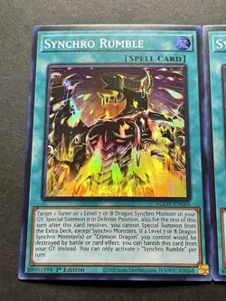 3x Synchro Rumble | AGOV-EN060 | Super Rares | LP | 1st Edition | YuGiOh! - Image 3