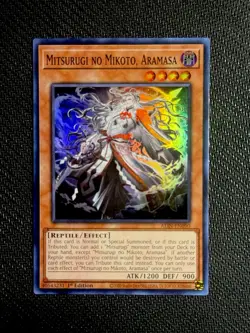 Mitsurugi No Mikoto, Aramasa - ALIN-EN090 - NM - 1St Ed - Yu-Gi-Oh! - Image 1