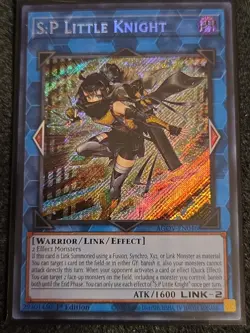 Yugioh S:P Little Knight AGOV-EN046 1st Edition Secret Rare NM - Image 1