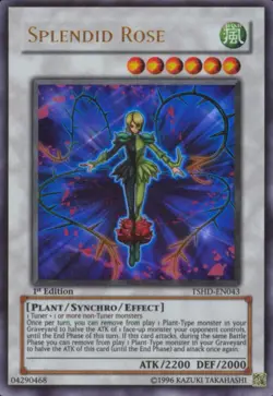 Splendid Rose - TSHD-EN043 - Ultra Rare - Unlimited Edition - Damaged - Image 1