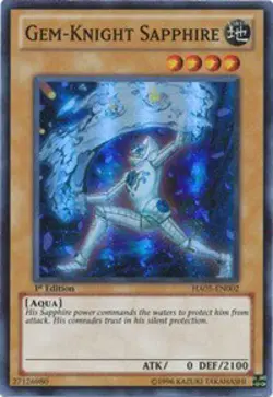Hidden Arsenal 5: Steelswarm Invasion #HA05-EN002 Gem-Knight Sapphire - Image 1