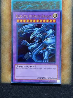 Yugioh Blue-Eyes Ultimate Dragon DPKB-EN026 Ultra Rare LP - Image 1