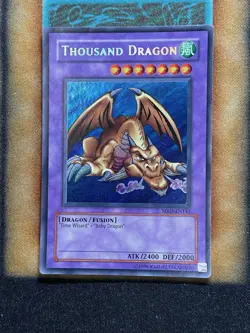 Yugioh Thousand Dragon MRD-EN143 Secret Rare Worldwide Edition LP - Image 1