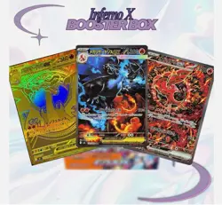2025 Pokemon TCG Card Game Japanese Inferno X Booster M2 Band Shrink - - Image 3