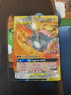 Pokemon Moltres Zapdos Articuno GX TCG Holo Card 44/68 - Image 1
