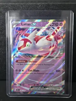 Latias EX 76/191 - Surging Sparks Double Rare Holo - Pokemon TCG Card Near Mint - Image 1