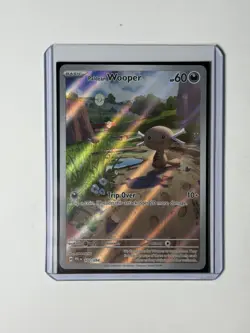 Phantasmal Flames Paldean Wooper 102/094 Illustration Rare Pokemon Card NM - Image 1