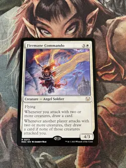 MtG Firemane Commando - NM - March of the Machine Commander - Image 1