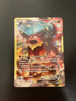 Pokemon Card - Volcanion - Full Art Holo Promo (XY185) Mythical Collection - Image 1