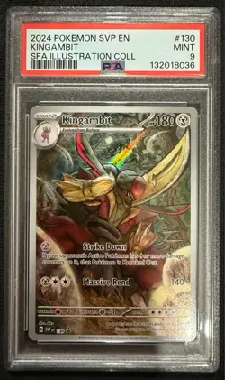 Kingambit 130 Sv: Scarlet & Violet Promo Cards Holo - Illustration Collection - Image 1