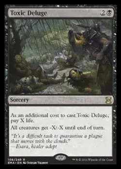 MTG English Toxic Deluge NM Foil Eternal Masters - Image 1