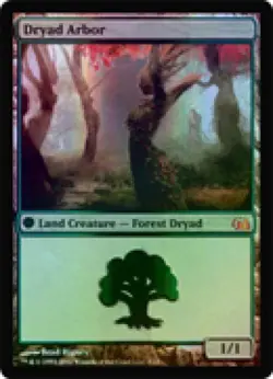 MTG English Dryad Arbor NM Foil From the Vault: Realms - Image 1