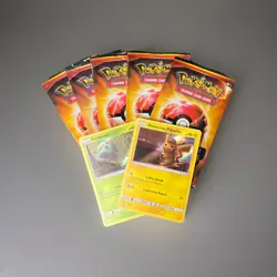 Detective Pikachu Movie 2019 Promo 2 Pack SM190 Pokemon Sealed - 5 packs -2cards - Image 1