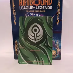 2025 League of Legends Riftbound English TCG Card Calm Rune OGN·042b/298 Promo - Image 1