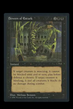Magic the Gathering Sewers of Estark Book Promo Card 1994 Near Mint MTG - Image 1
