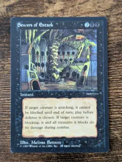 Magic the Gathering Sewers of Estark Book Promo Card 1994 Near Mint MTG - Image 2