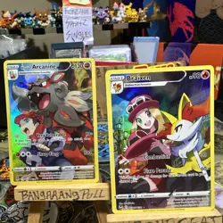 Pokemon TCG 5 Card Trainer Gallery Lot Holo Eevee Arcanine - Image 3