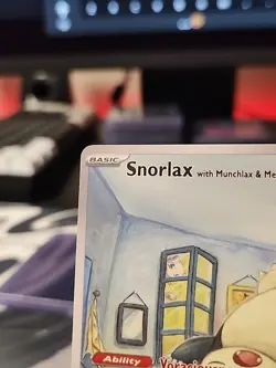 Snorlax with Munchlax & Mew Pokemon x Van Gogh ACG Art Promo Card - NM - Image 3