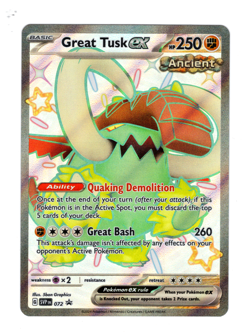 Great Tusk ex 072 Sv: Scarlet & Violet Promo Cards Holo - Image 1